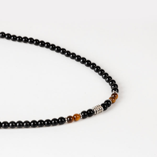 Black Beads Necklace