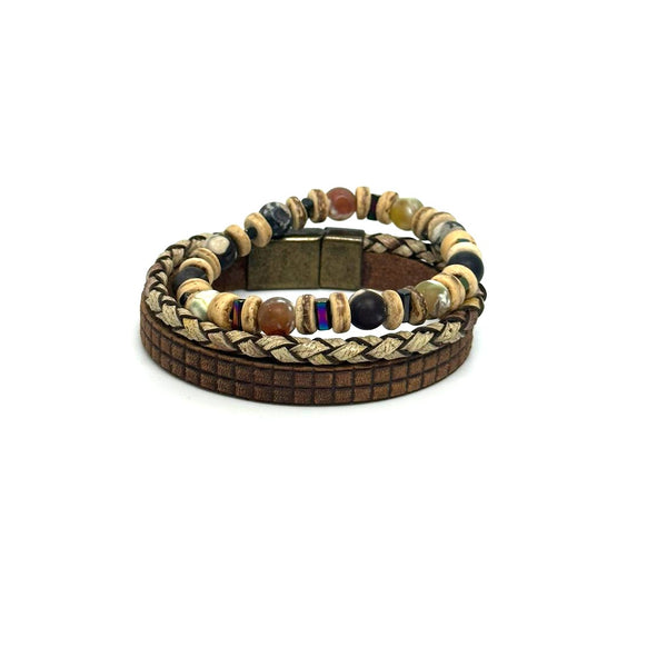 Beaded & Leather Bracelets