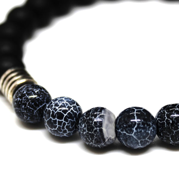 Black&Blue Beaded Bracelet