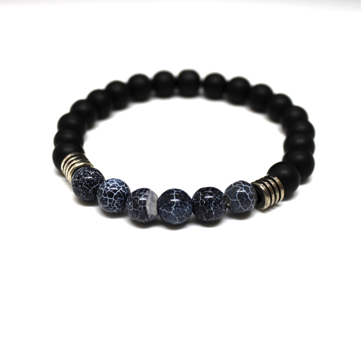 Black&Blue Beaded Bracelet