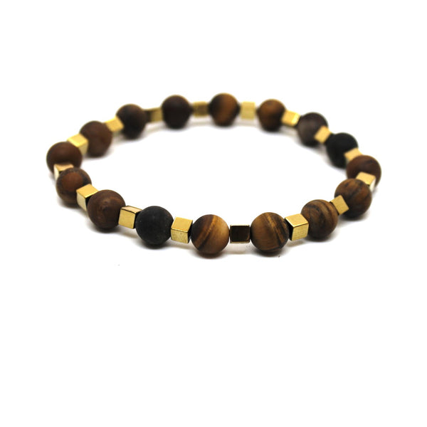 Brown Beaded Bracelet