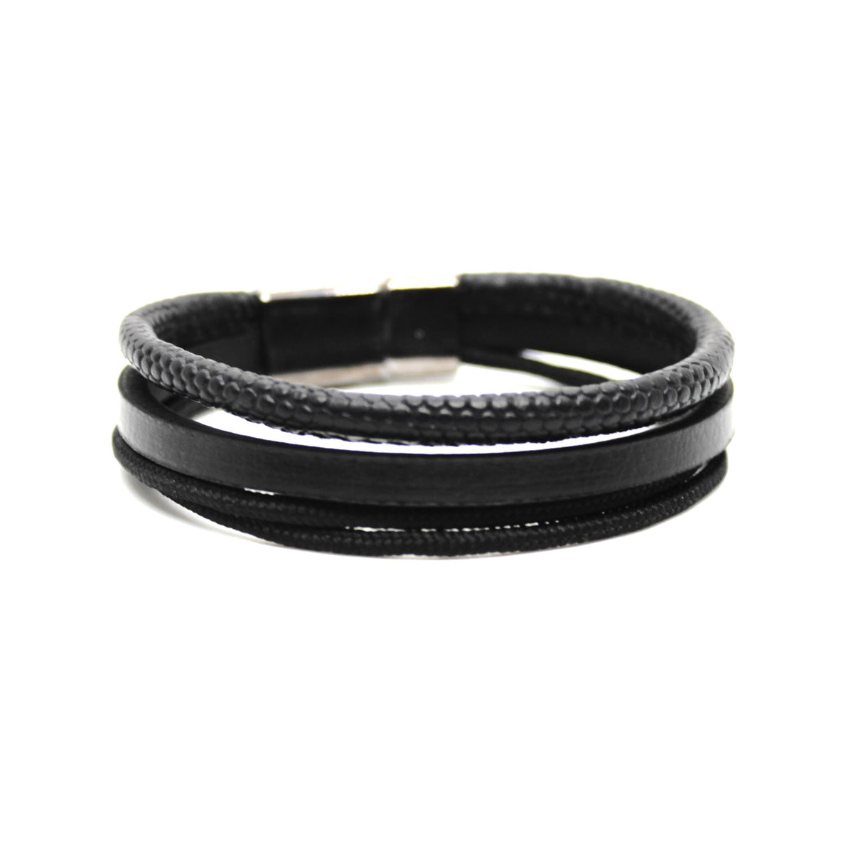 Black Leather Bracelet