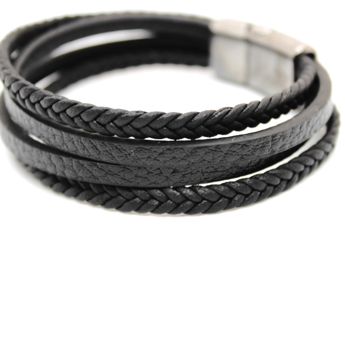 Black Leather Bracelet