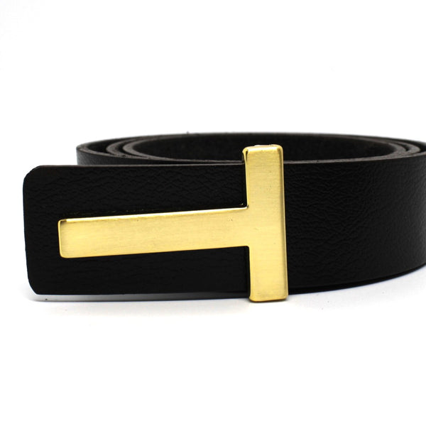 T Leather Belt