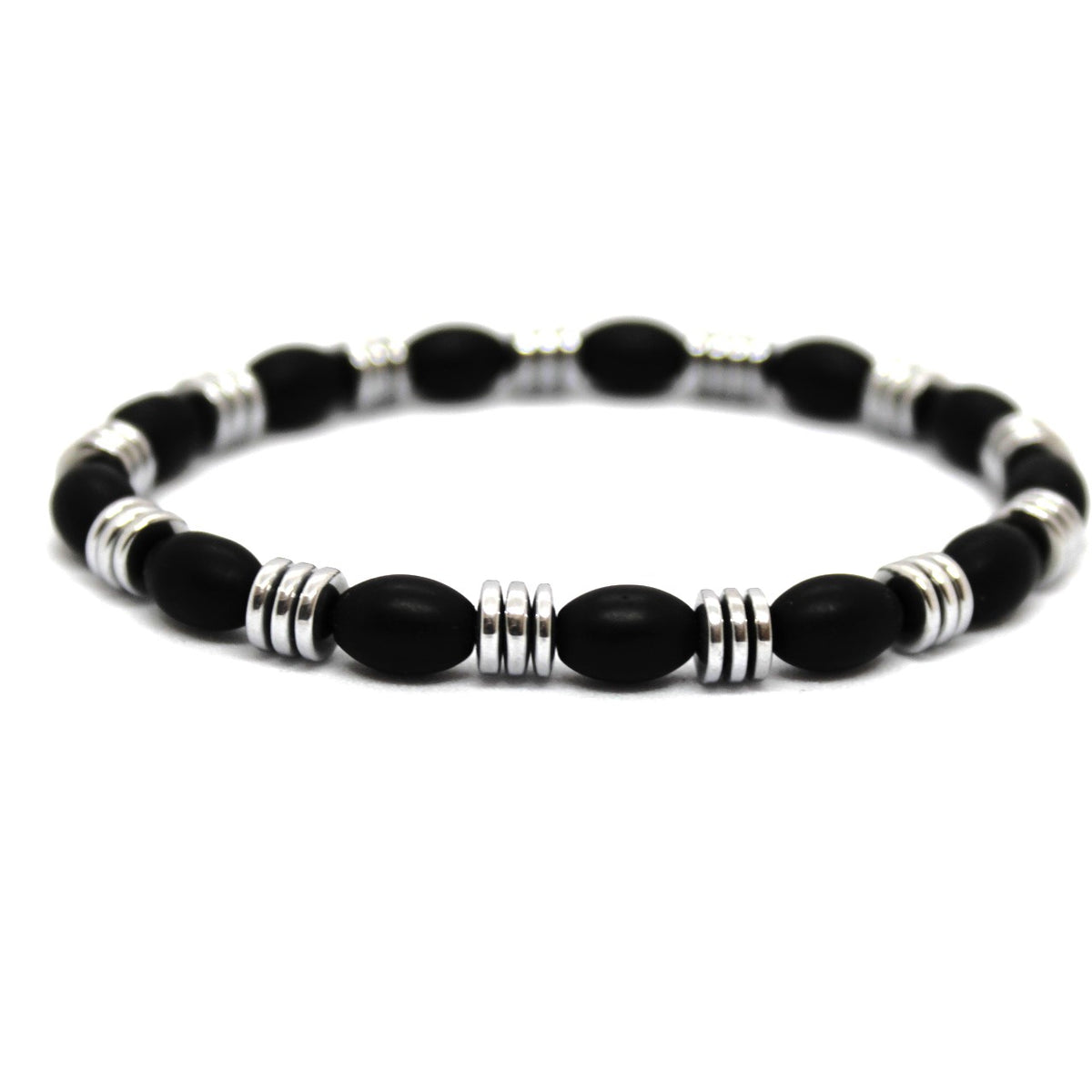 Black Beads Bracelet