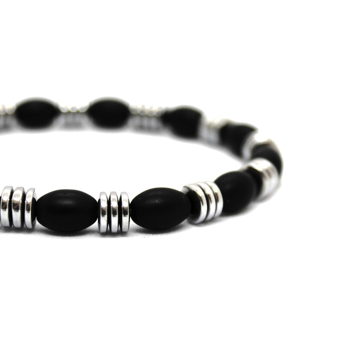 Black Beads Bracelet